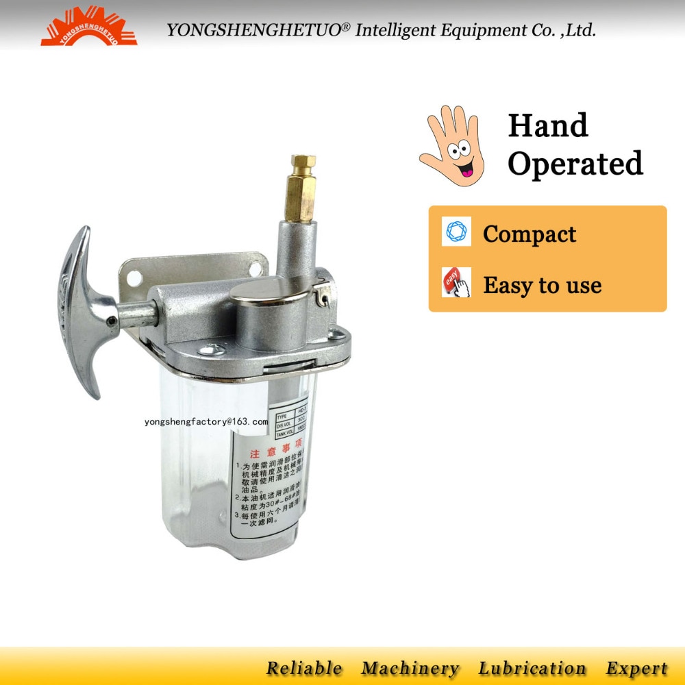 Manual Lubrication Piston Oil Pump/hand operated lubricator/lubricating unit HD-3 for centralized lubrication system/CNC machine