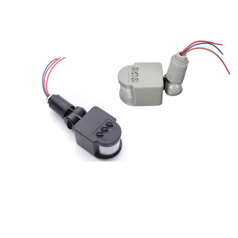 Buitenbewegingssensor  ac85-265v 220v 110v wandlamp led pir infrarood beweging 180 graden draaischakelaar sensor detector