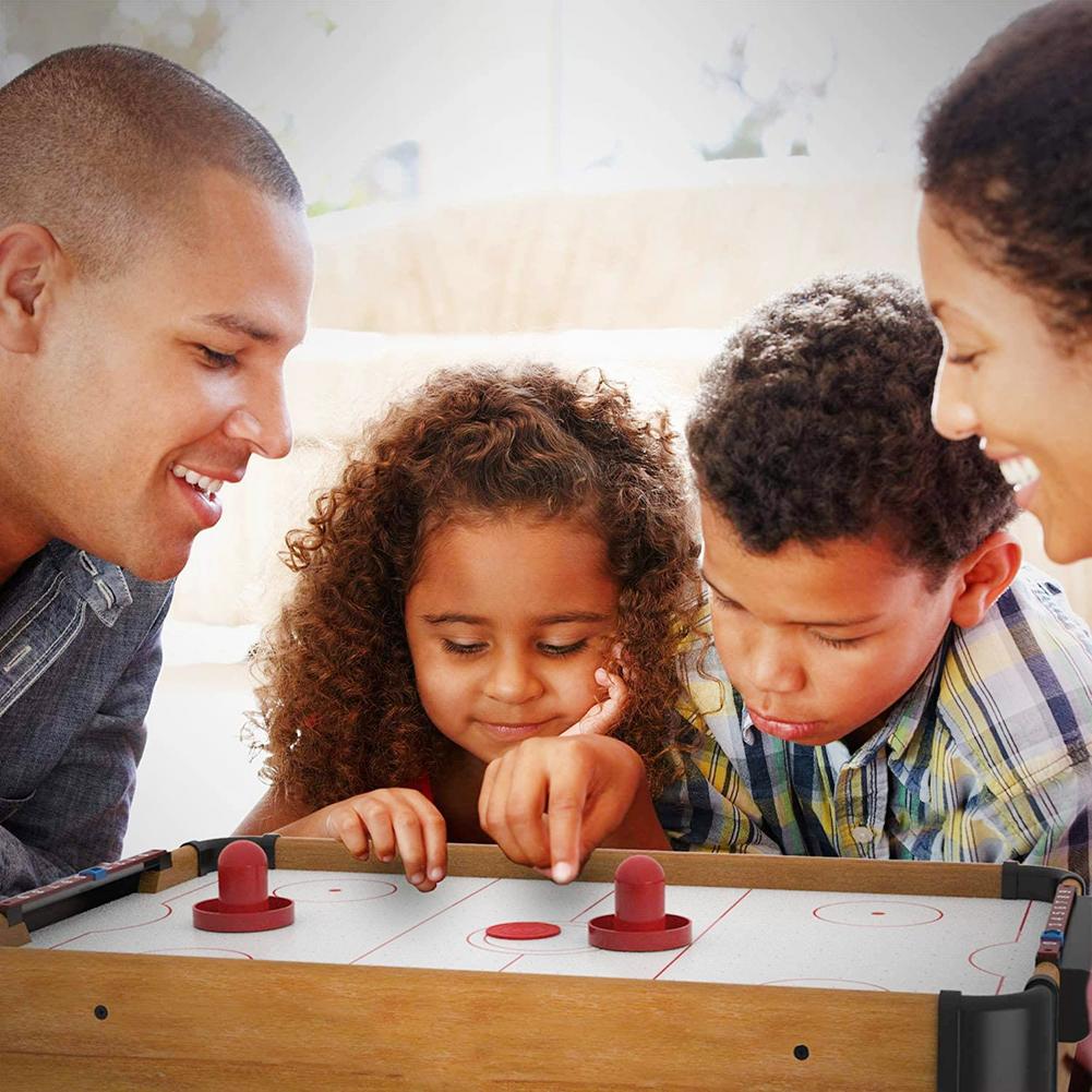 Juego de mesa de Hockey con batería, ligero y portátil, entretenimiento para padres e hijos