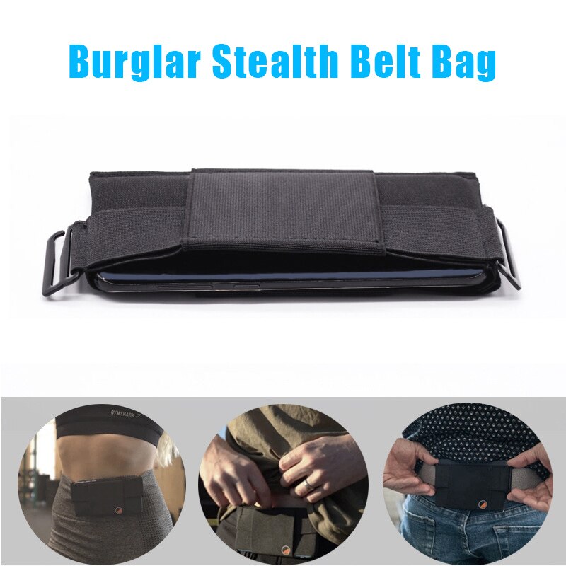 Minimalistische, unsichtbare geldbörse, bauchtasche, mini-etui für schlüsselkarte, handy, sport und outdoor