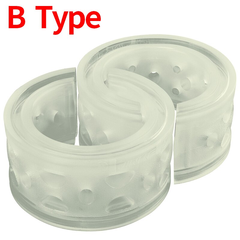 2PC Car Spring Buffer Set Car Shock Absorber Bumper Auto Buffers Springs Bumpers Automobile Universal For Cars Spring Protecion: B  Type