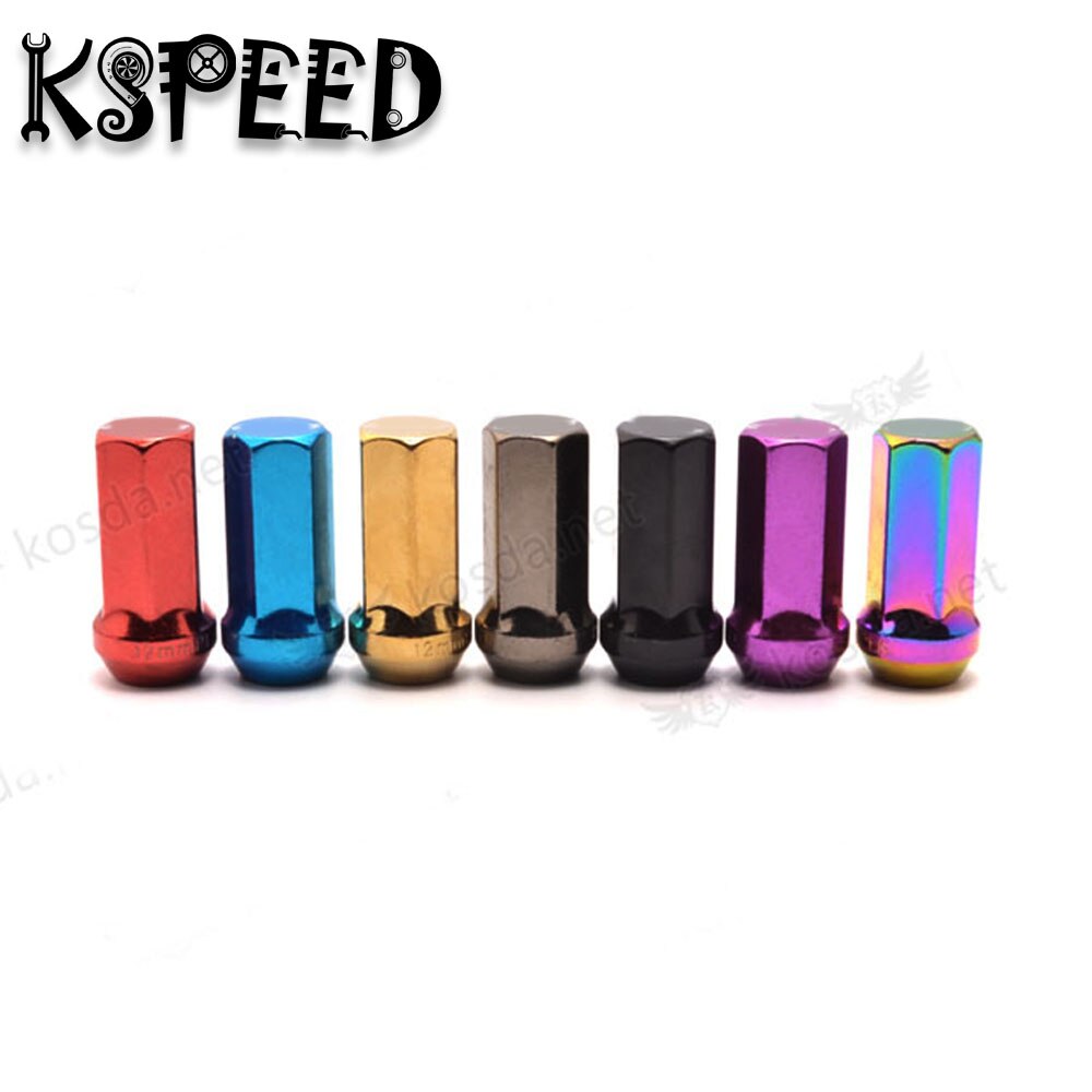 Hyper acier écrou de roue Racing écrous de roue fer Racing écrous de roue lock racing écrous de roue M12 x 1.5 1.25