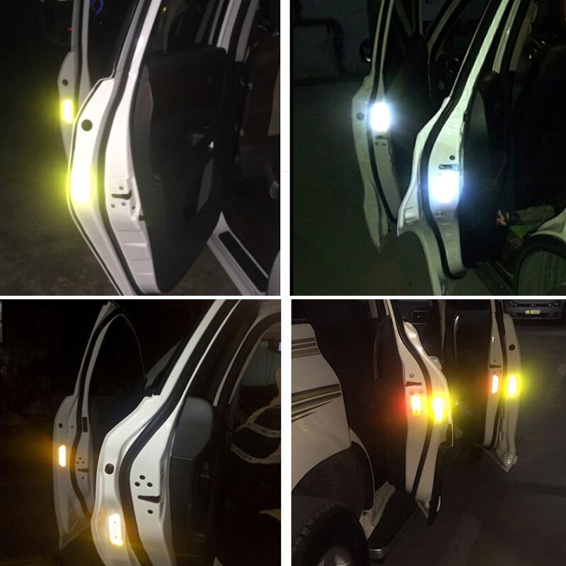 Car Reflective Strips Sticker Warning Tape Night Open Door Sign Decal Anti-Collision Mark ASD88