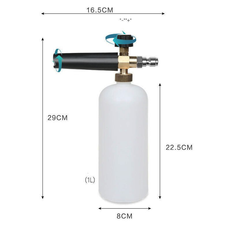 Jabón de alta presión, espuma para nieve, generador para Karcher/Hitachi/Teaxs/Robinzon, lavador de coche