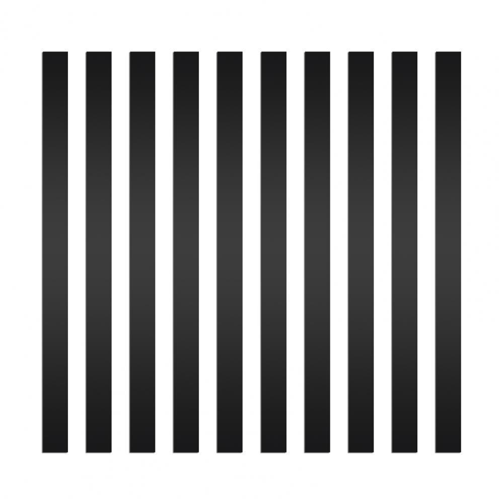 1 Set Useful Mirror Wall Stickers Removable Easy to Matching Acrylic No Residue Wall Line Border Decals: Black A