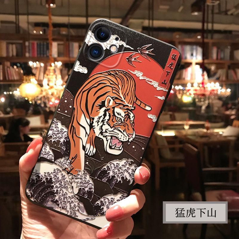 Coque de protection Anti-chute personnalisée pour iphone 12, étui tout compris pour téléphone portable Apple: green
