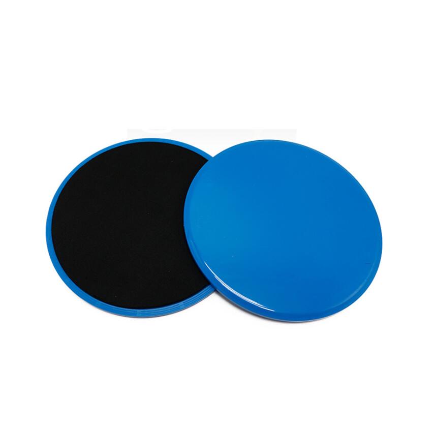 2PCS Gliding Discs Slider Fitness Disc Exercise Sliding Plate For Yoga Gym Abdominal Core Training Exercise Equipment: Blue