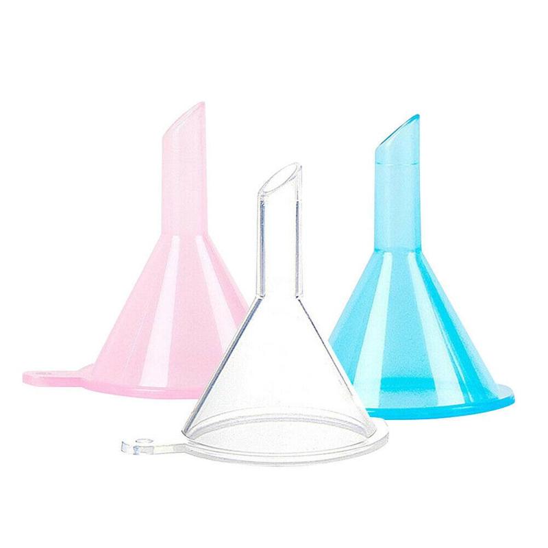 Mini embudo dosificador Perfume Alcohol herramienta de transferencia de Material del producto cuidado de la piel de embudo dosificador de N4W9