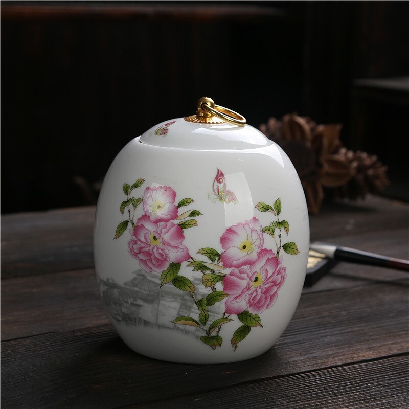Caddy, ceramic pot, food storage tank, food jar, Puer Teacaddy, storage tank, teapot, sealed tank, tea jar, teaset, onsale~