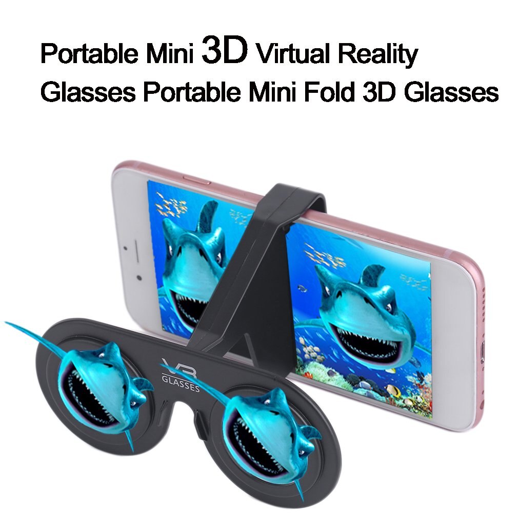 Draagbare Mini 3D Virtual Reality Bril Portable Mini Vouw 3D Bril