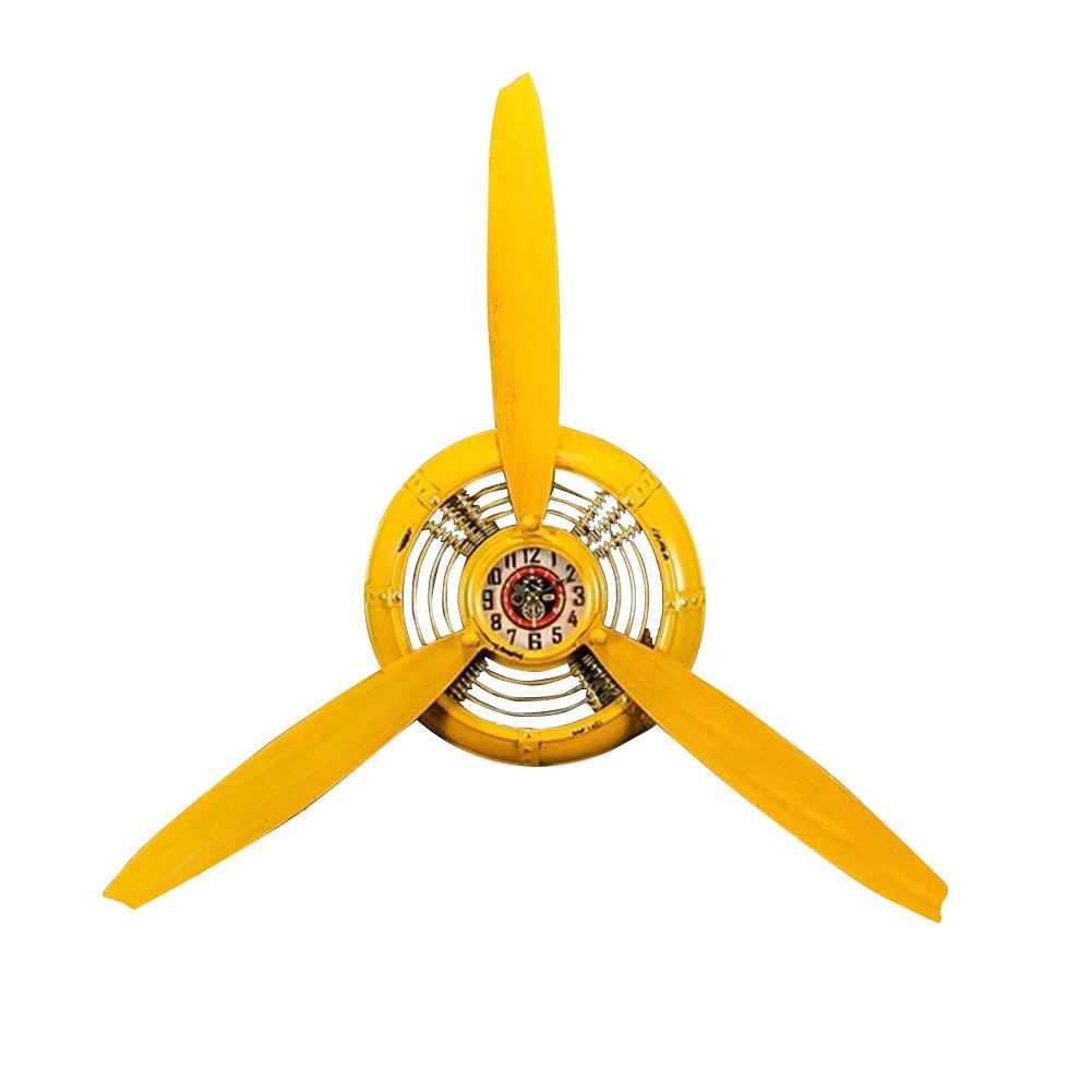 Flugzeug Dekorative Metall Propeller retro Schmiedeeisen Wanduhr Propeller Zauberstab Dekoration Zauberstab Hängen Uhr Propeller: E