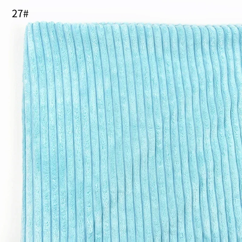 50/100*150 cm striped cotton cord fabrics for sofa cushions, plush toys, decorative cloth, garments, home textiles, diy sewing material: 6 yards / Gold
