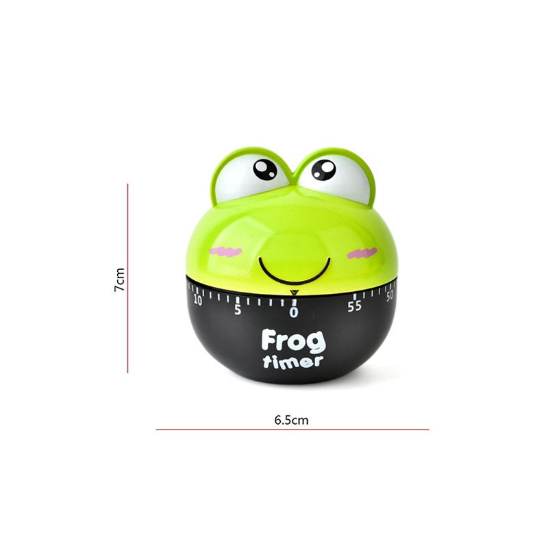 Lovely 55 Minute Animal Timer Easy Operate Kitchen Useful Cooking Cute Frog Shape for Kitchen Timer YE