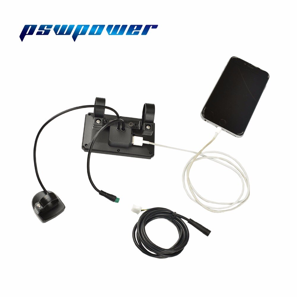 Colourful KT-LCD8H LCD Meter with Waterproof plug and USB mobile charge port for KT-Series Controller