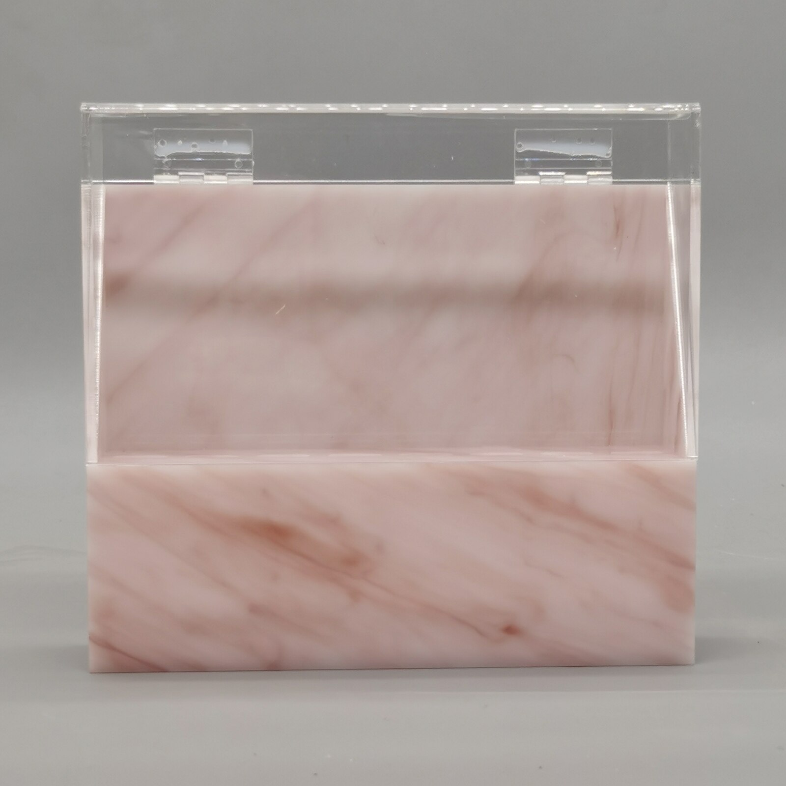 Acryl Clear Pincet Display Stand Met Cover Tweezer Opslag Plank Houder Organizer Rack: Pink