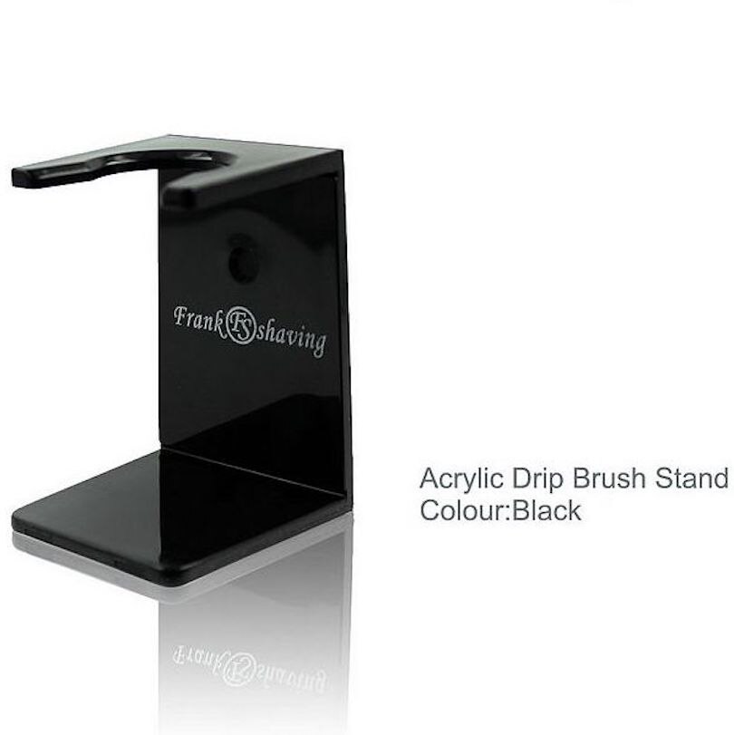Conversational Shaving-22mm G4 synthetic hair shaving brush with B&D resin handle+FREE STAND