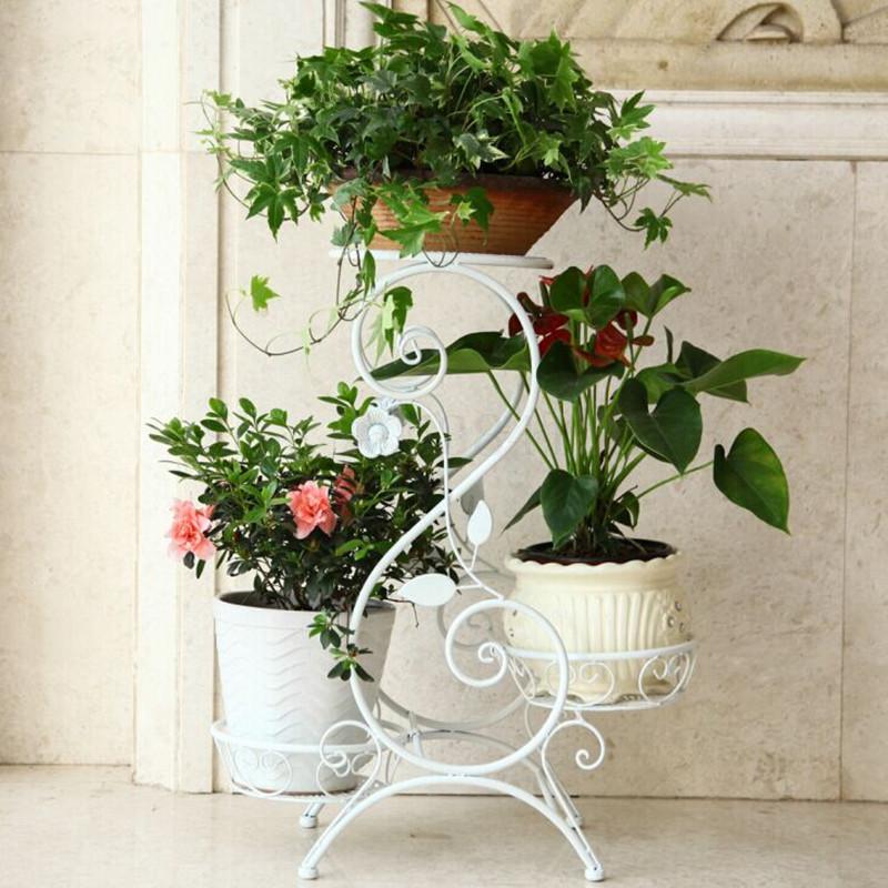Support Pot De Fleur Fer Forgé | Achat Déco