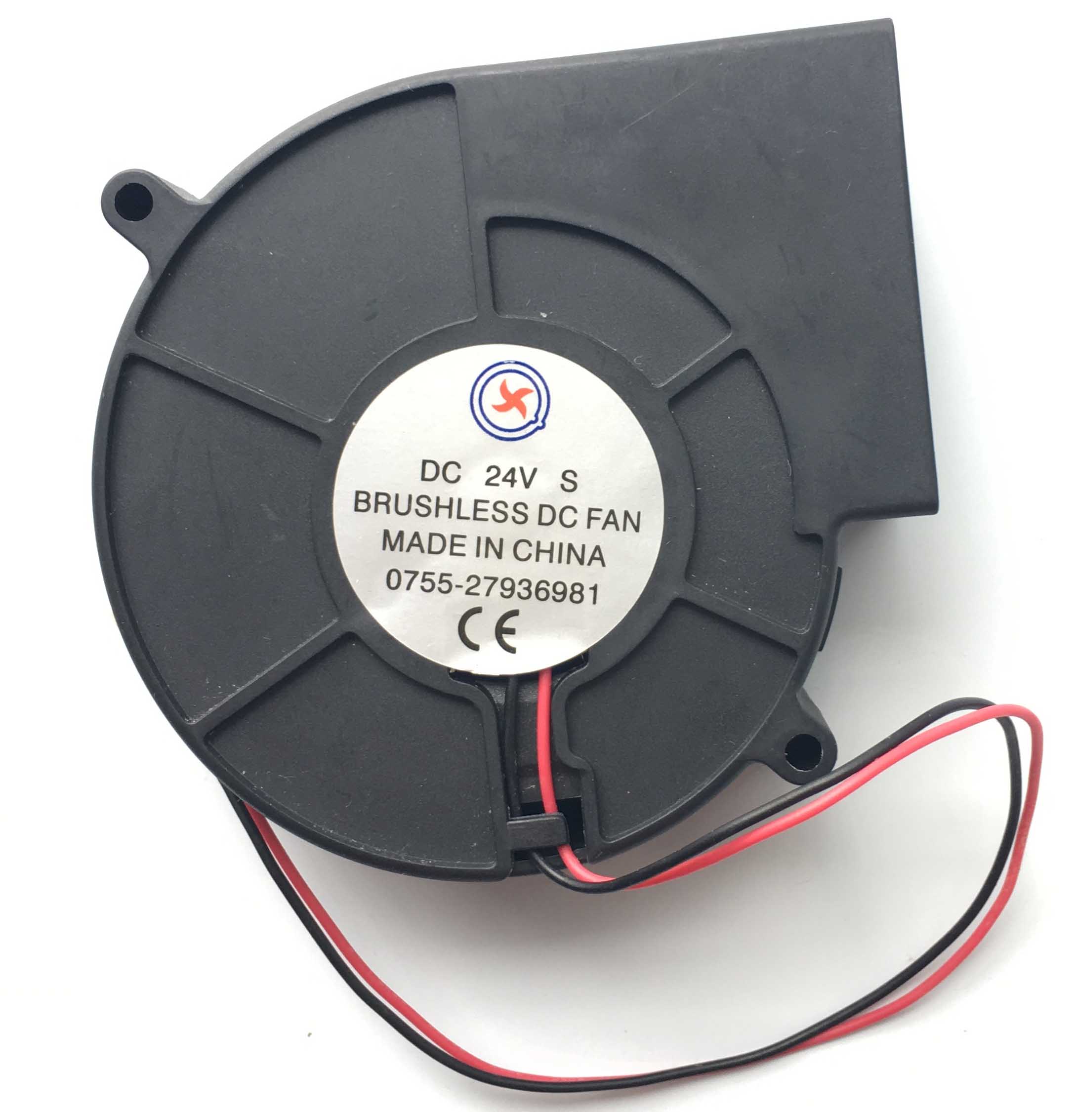 4 pcs x Brushless DC Cooling Blower Fan 9733 12V / 24V 9733s 2pin: 24V