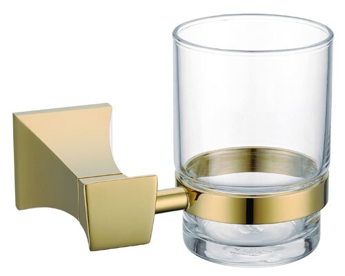 Europa luksus badeværelse hardware sæt plads klassisk glas guld finish messing badetilbehør til badeværelse forbedring: Marine blå