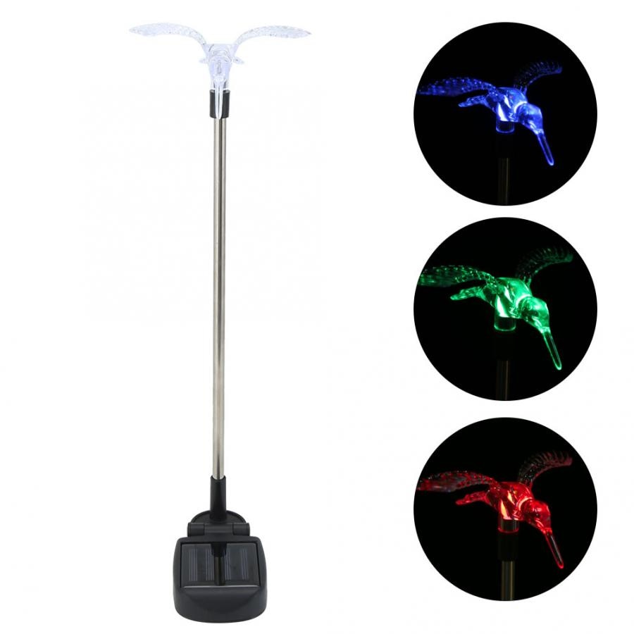 Buiten Solar Landschap Yard Lamp Tuin Gazon Vogel Vorm Led Licht Decoratie Tuin Gazon Lamp