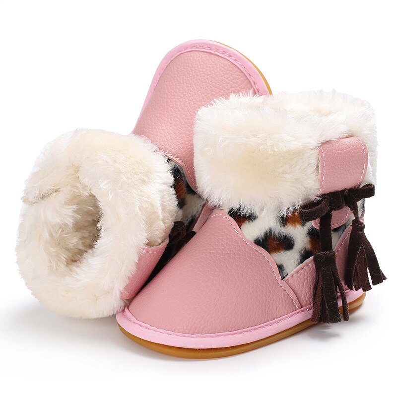 Baby Meisjes Jongens Winter Warm Houden Schoenen Eerste Wandelaars Sneakers Kids Crib Baby Peuter Schoeisel Laarzen Pasgeborenen Prewalkers0-18M