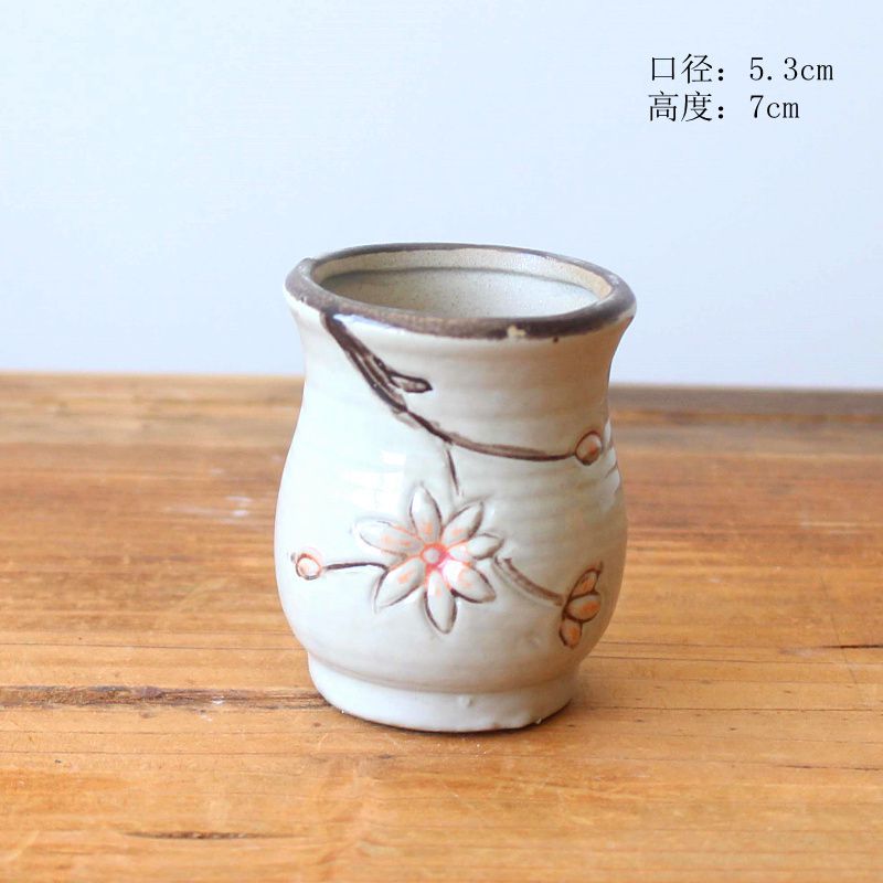 Home and Garden Nursery Pot Desktop Small Pot Green House Growing Kit Garden Supplies Pot for Orchid Plant Seeder Desk Decor: E