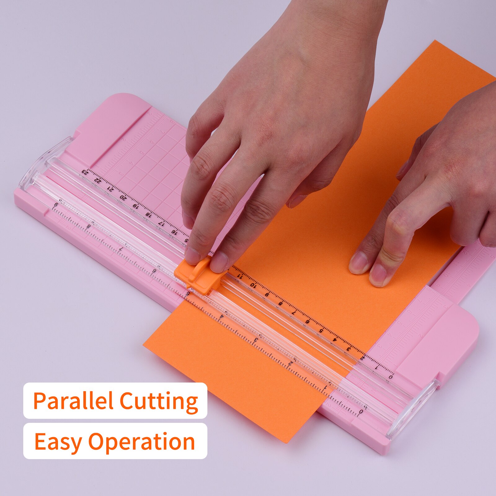 A5 Mini Portable Paper Trimmer Paper Cutter Cutting Machine 9Inch Cutting Length for Craft Paper Photo Laminated Paper Scrapbook