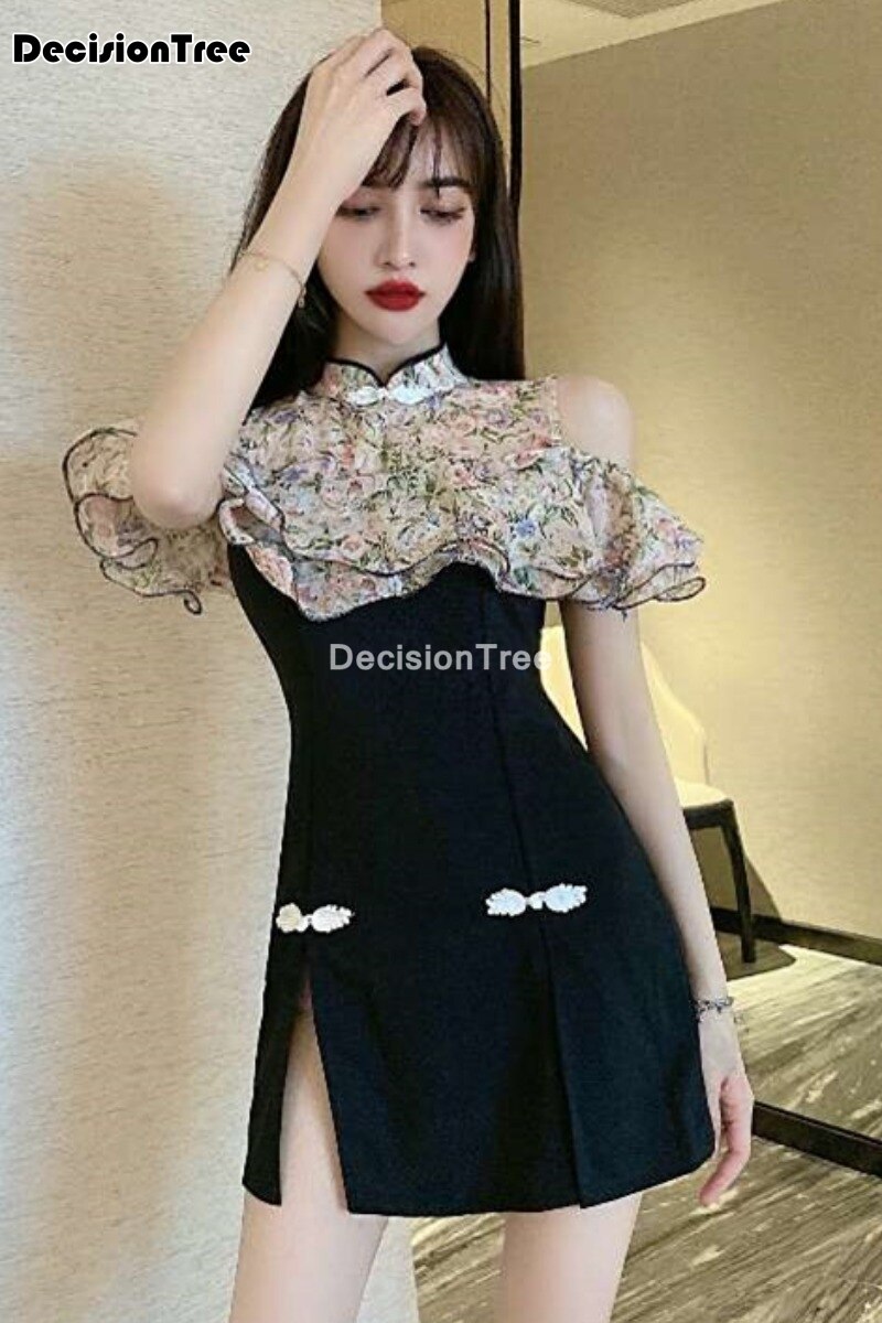 qipao traditional chinese oriental dress women cheongsam modern chinese dress qi pao female dress+pants set cheongsam dress