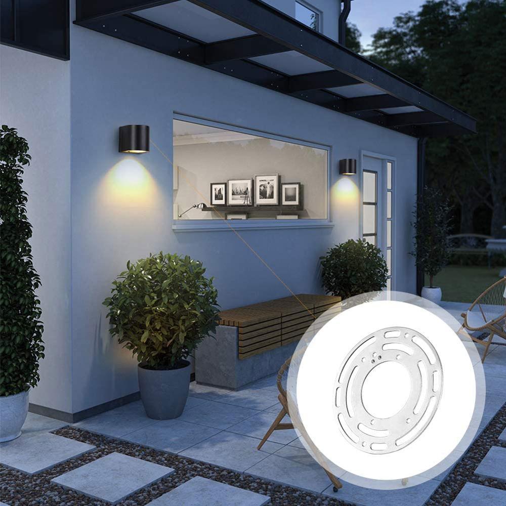 2 pc Ceiling Light Fan Fixture Mounting Bracket 4 Inches Diameter Universal Light Crossbar For Mount Wall Light Ceiling Light