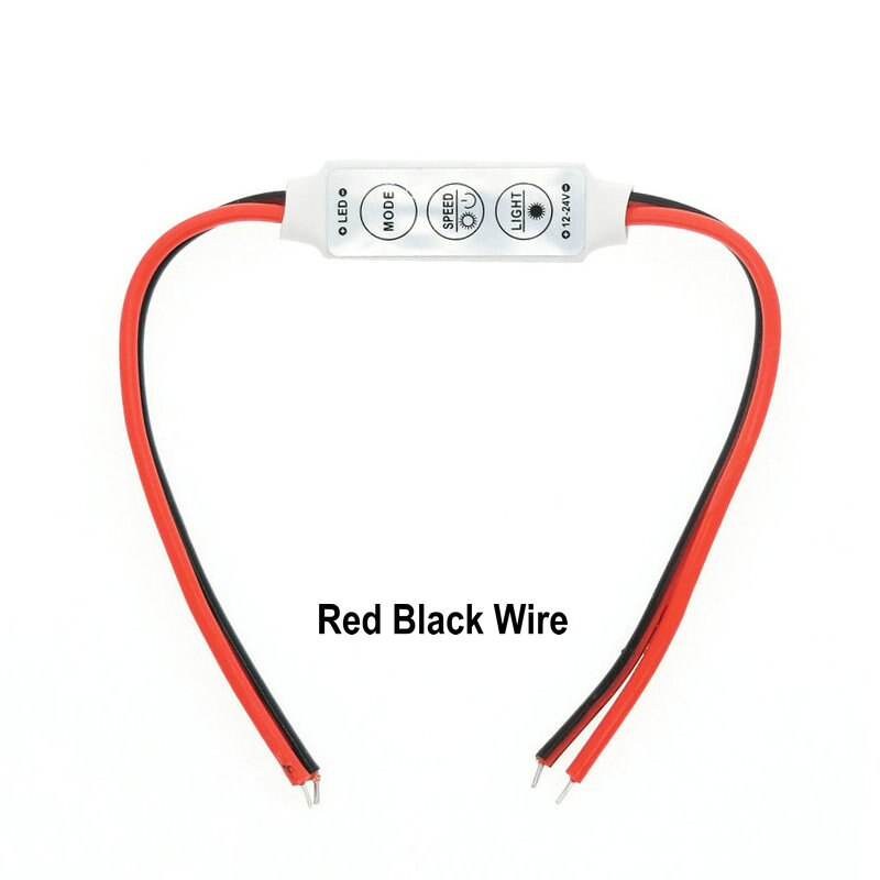 Led Strip Controller 3 Key LED Strip Controler DC12V Mini 3 Key Single Color ... – Grandado