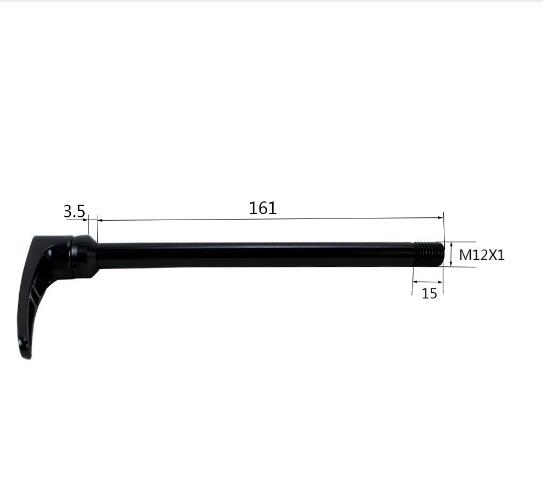 Rear Thru axle 12 X 142 mm for SYNTACE X12 style X-12 MTB bicycle alloy thru axle with tapered washer Thread Pitch 1.0 mm 12X142