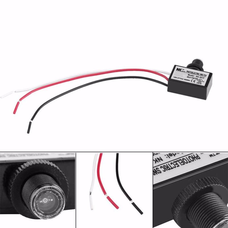 Control Infrared Sensor Photoelectric Photocell Dusk to Dawn Button Photo Control Eye Switch Flush Mount