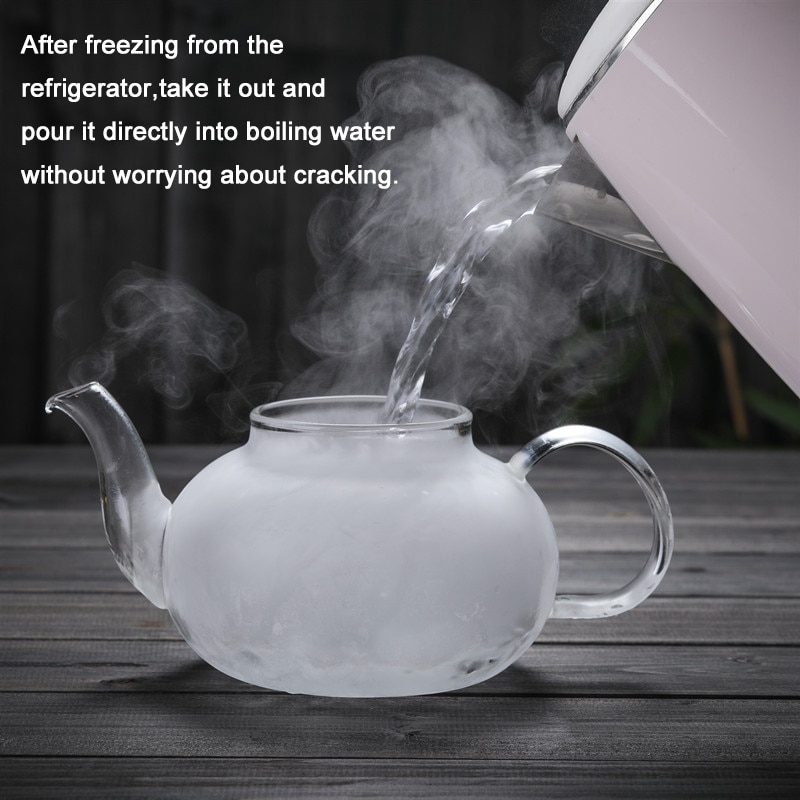 Heat-resistant Glass Teapot Glass Teacup Flower Tea Pot With Infuser Tea Kettles Kung Fu Tea Set Teapots For Brewin Flower Tea