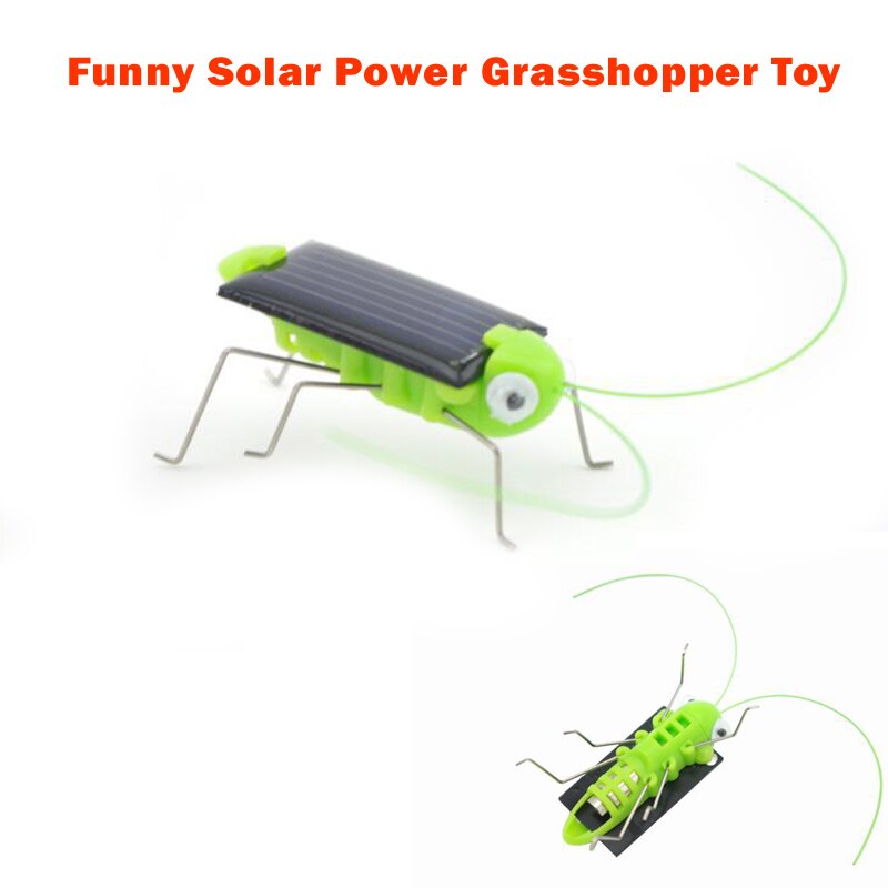 1 stück Solar Power Spielzeug Coole Lustige Solar Energie Verrückte Heuschrecke Cricket Spielzeug Beste Geburtstag/Weihnachten für Kinder