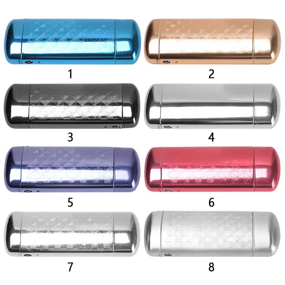 1PC Hard Metal Aluminum Lattice Glasses Case Capsule Flip Top Eyeglasses Box Protector Storage Tools Eyewear Accessories