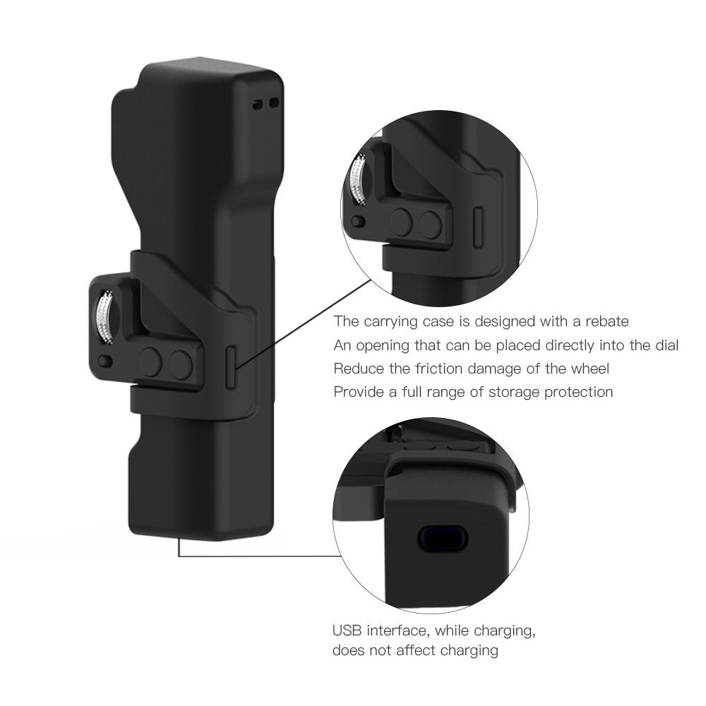Camera Beschermende Cover Case Voor OSMO Pocket Draagbare Gesp Storage Case Gimbal Sling Strap Lanyard Beschermende Accessoires r25