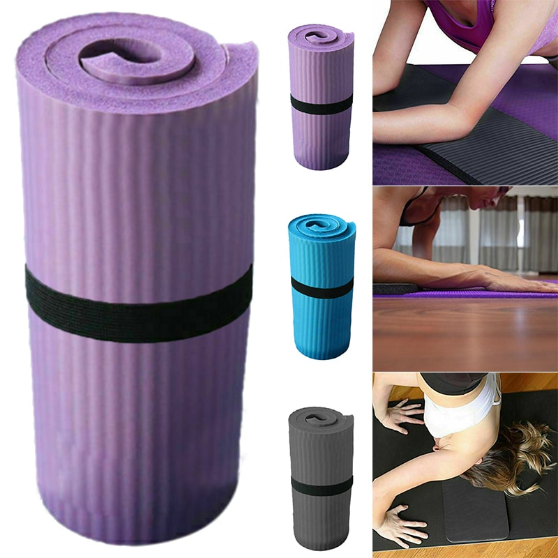 Yoga pilates matta tjock träning gym halkfri träning 15mm fitness mattor  b99