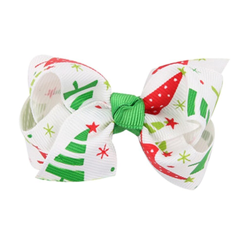 8 sztuk małych dzieci niemowlę dziewczynka ozdoby świąteczne Bowknot szpilka stroik