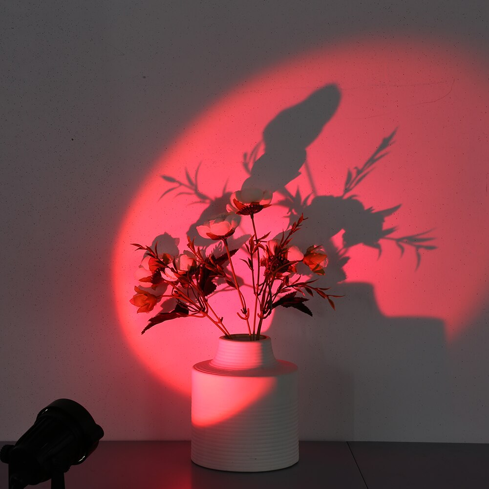 Room Decor LED Afterglow Lamp Projection USB Rainbow Projector Lamp Bedroom Take Photoes Neon Light Indoor Night Lighting Decor: Sunset Red