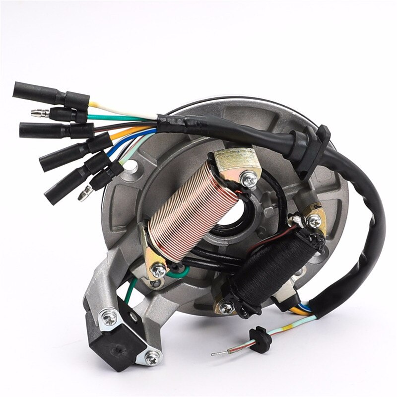 Motorcycles 2 Coil Magneto Stator 70cc 90cc 110cc 125cc ATV Dirt Bike Go Kart Coolster Pit Pro Taotao