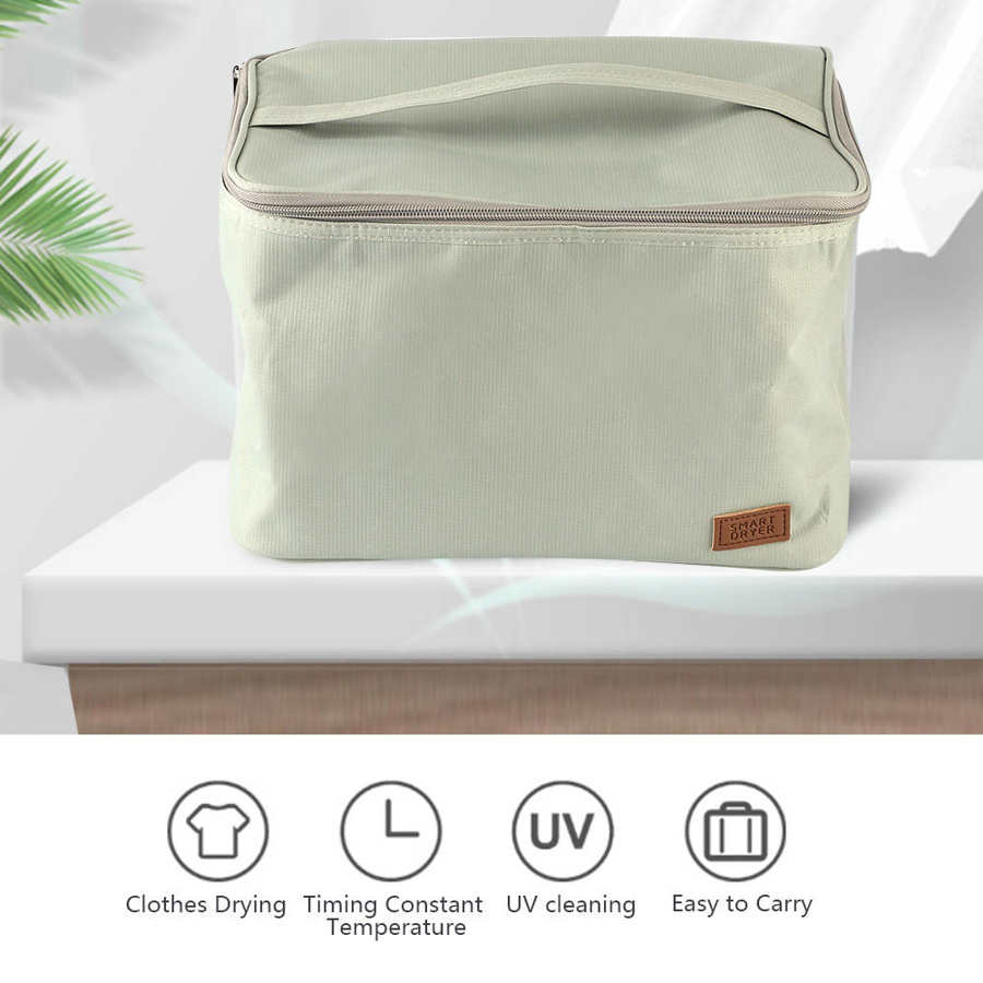 Portable Clothes Dryer UV Clothes Drying Machine Folding Ultraviolet Towel Cloth Storage Bag EU Plug