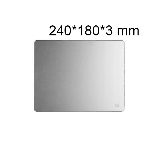 Alfombrilla de ratón de Metal inteligente Original Xiaomi, alfombrilla de ratón Ultra fina de aluminio para ordenador, alfombrilla mate para ordenador portátil de oficina en casa: S 240x180mm