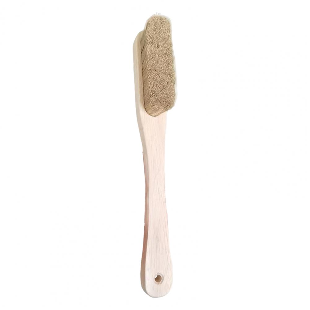 Brosse d'escalade à poils souples, épurateur d'escalade, brosse d'escalade en bois Durable avec poignée ergonomique épaisse pour l'intérieur: Black