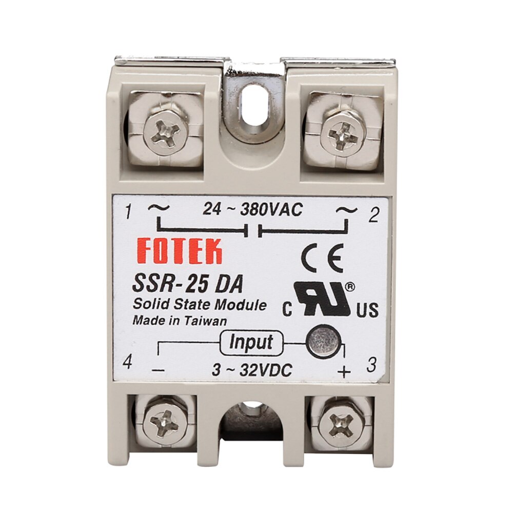 40A single-phase solid state relay module SSR-25DA DC control AC AC AC control AC small SSR-10DA SSR-40DA 10A 25A
