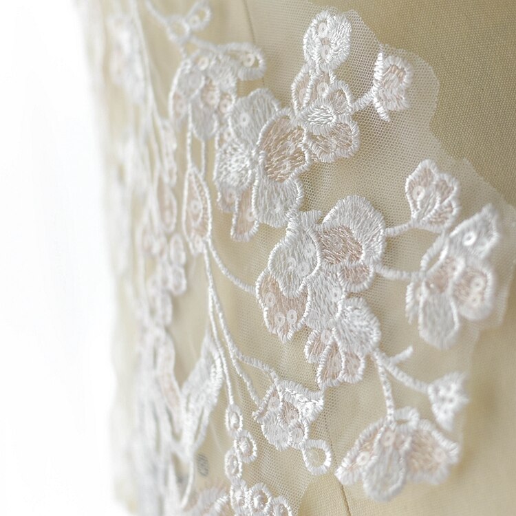 large lace patch floral lace applique embroidery lace motifies wedding dress DIY lace patch