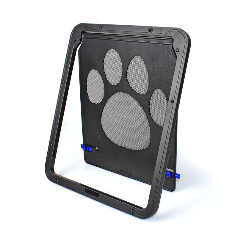 Cat Flap Door Lockable Plastic Pet Screen Door For Cats Dogs Safety Magnetic Puppy Window Gate Cat Fence Door Pet Accessories: Default Title