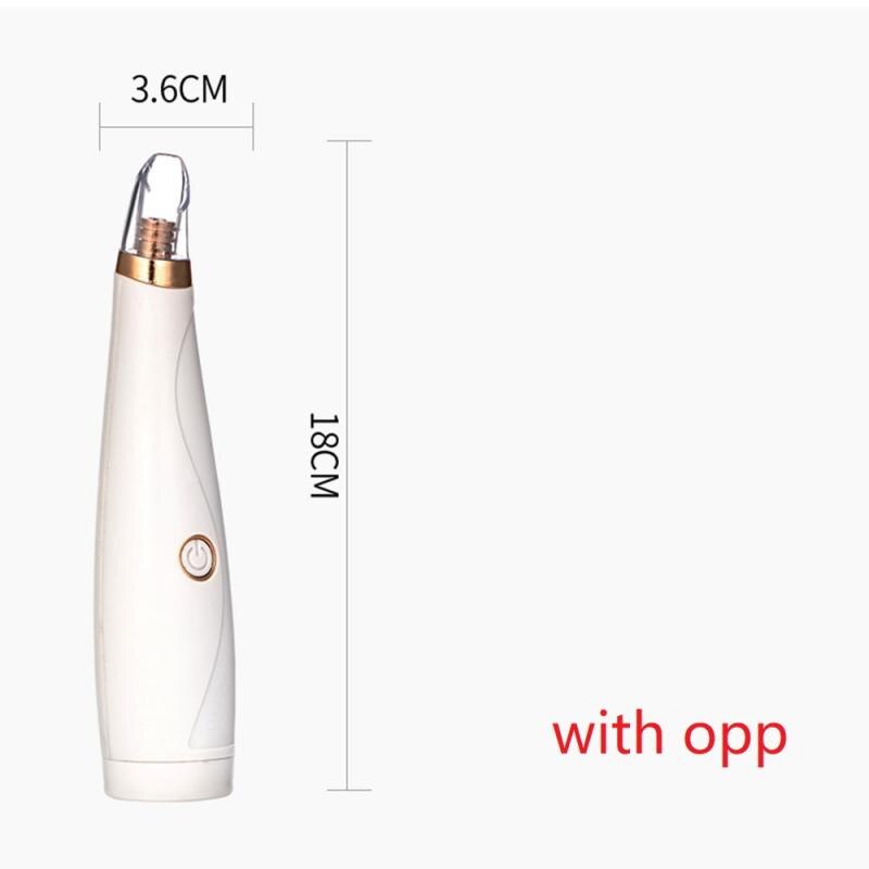 Electric Blackhead Remover Face Deep Pore Cleaner Acne Vacuum Cleaner Black Dot Blackhead Remover Skin Care Tools: Packed in opp bags