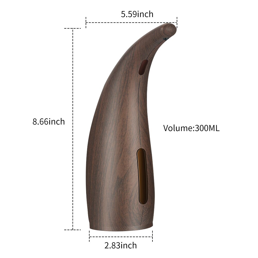 300mL Automatische Seife Spender Infrarot Clever Sensor Touchless Schaum Seife Spender Auto Flüssige Seife Spender Küche Schlecht