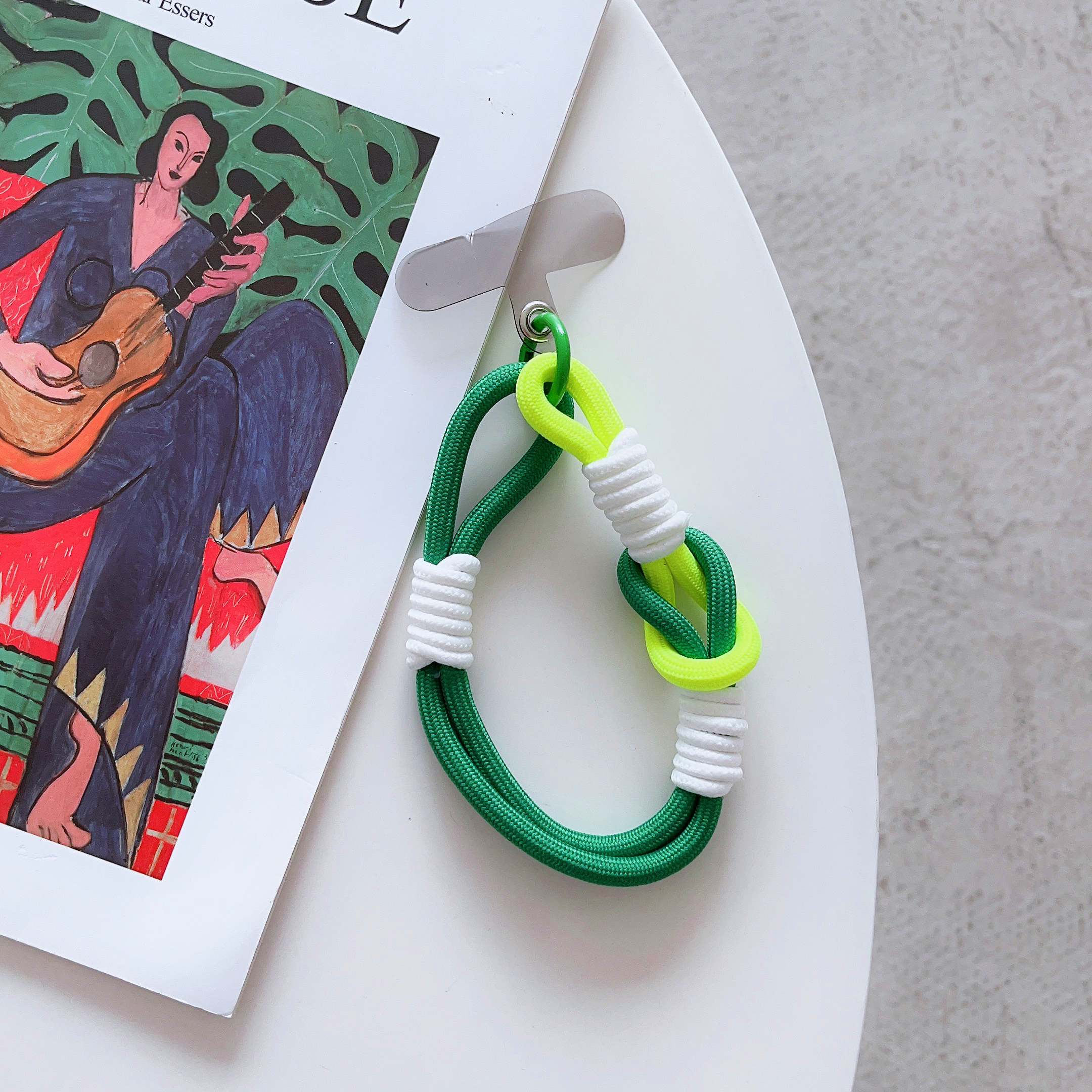 Mobile Phone Lanyard Wrist Strap Anti Rope Mobile Phone Pendant Decoration Multi-Purpose Lanyard: Blue / Green