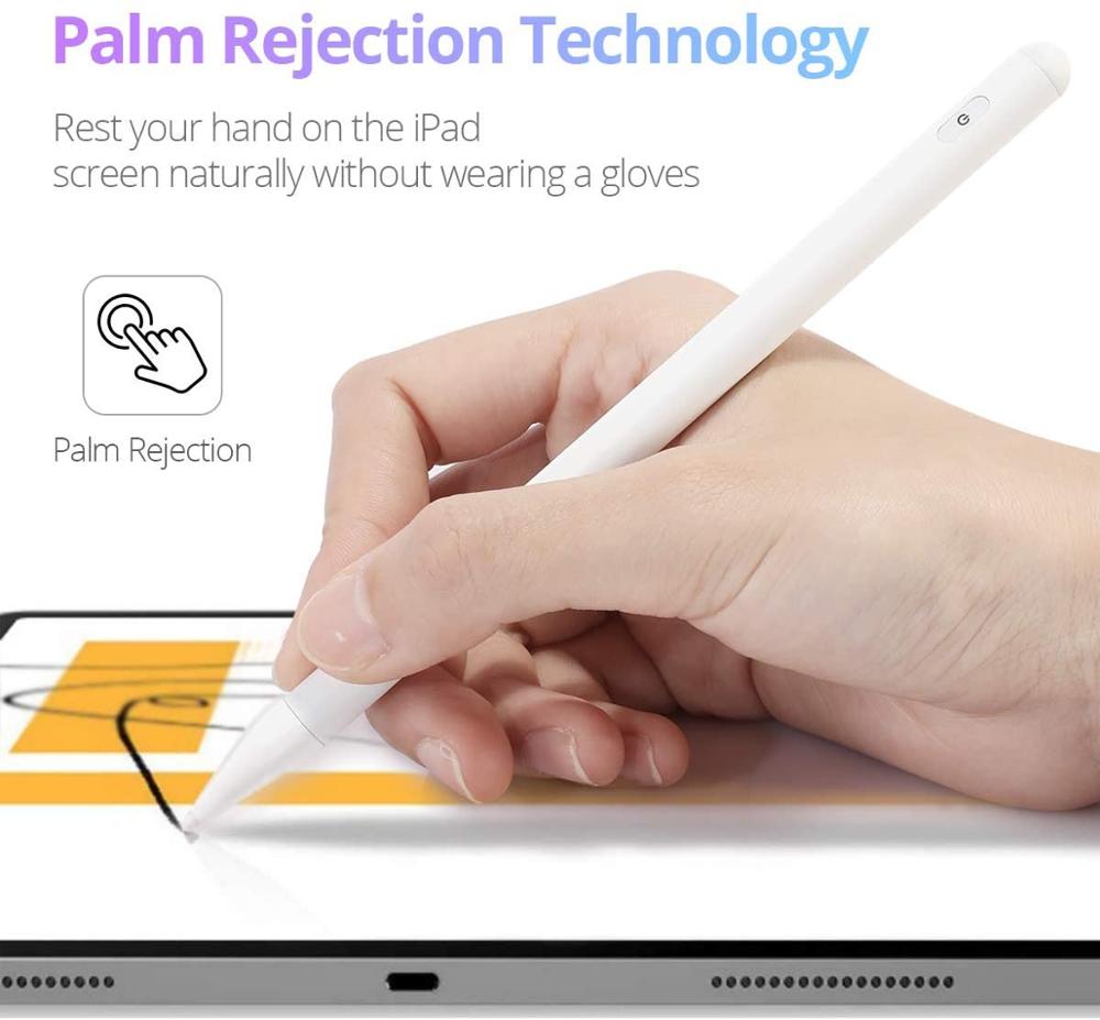 Palm Rejection Stylus Pen For Apple iPad 9.7 Pro 11 12.9 Air 3 4 10.5 10.2 6th 7th 8th 10.9 Touch Pencil